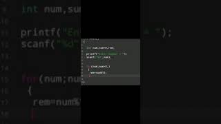 #63 | C Language Tutorial For Beginners | Coding Exercise64 #shorts #programming