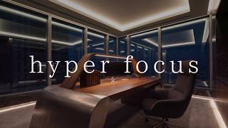 Hyper Focus Night Work Session - Deep Work Music for a Quiet Office Flow