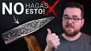 7 CLAVES para GRABAR METALES ❌ Cómo grabar metal en casa BIEN. Cómo grabar Acero, latón, plata...