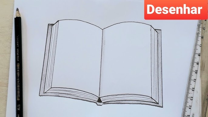 Cómo Dibujar un Libro Paso a Paso 📕 Dibujo de Libro 