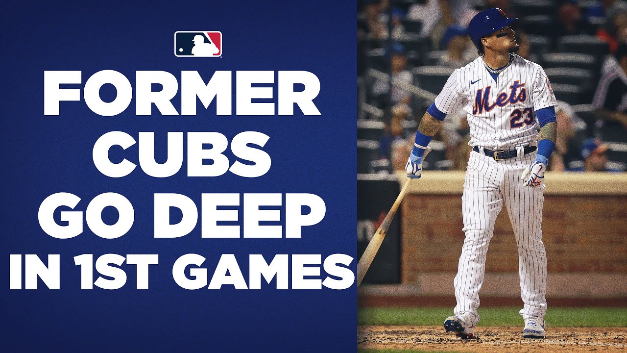 Anthony Rizzo, Javy Baez and Kris Bryant ALL GO DEEP in first game with new teams after Cubs!