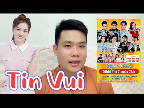 TIN CHÍNH XÁC : HỒNG LOAN gặp gỡ giao lưu Bà Con Tây Ninh Chủ Đề “ Nghĩ Về Cha “ Đã Chốt Lịch 27/4