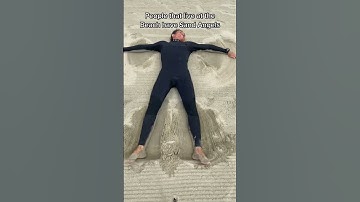 Thumbnail of Which is Better? Snow Angels or Sand Angels? #snow #sand #surf #surfers