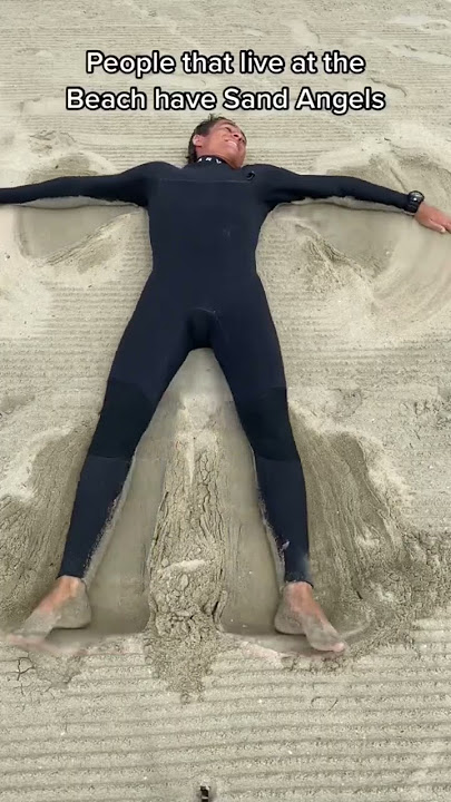 Which is Better? Snow Angels or Sand Angels? #snow #sand #surf #surfers