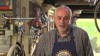 Michele, restauratore di bici d'epoca - YouTube