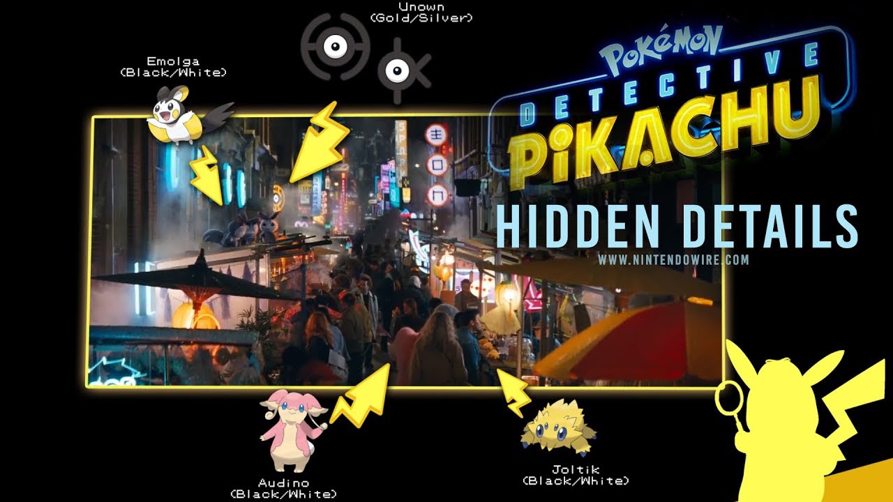 Hidden Pokémon Easter Eggs In The Detective Pikachu Trailer