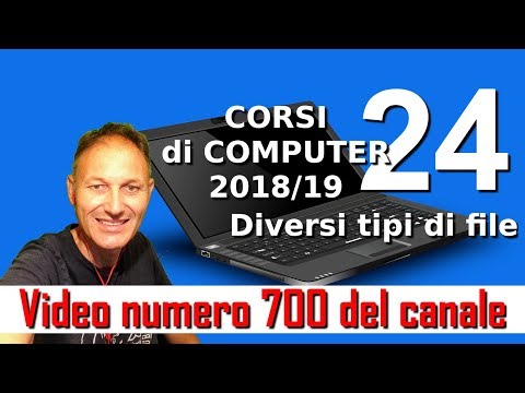 24 Corso di computer 2018/19 | Tipi di file | Daniele Castelletti | Maggiolina