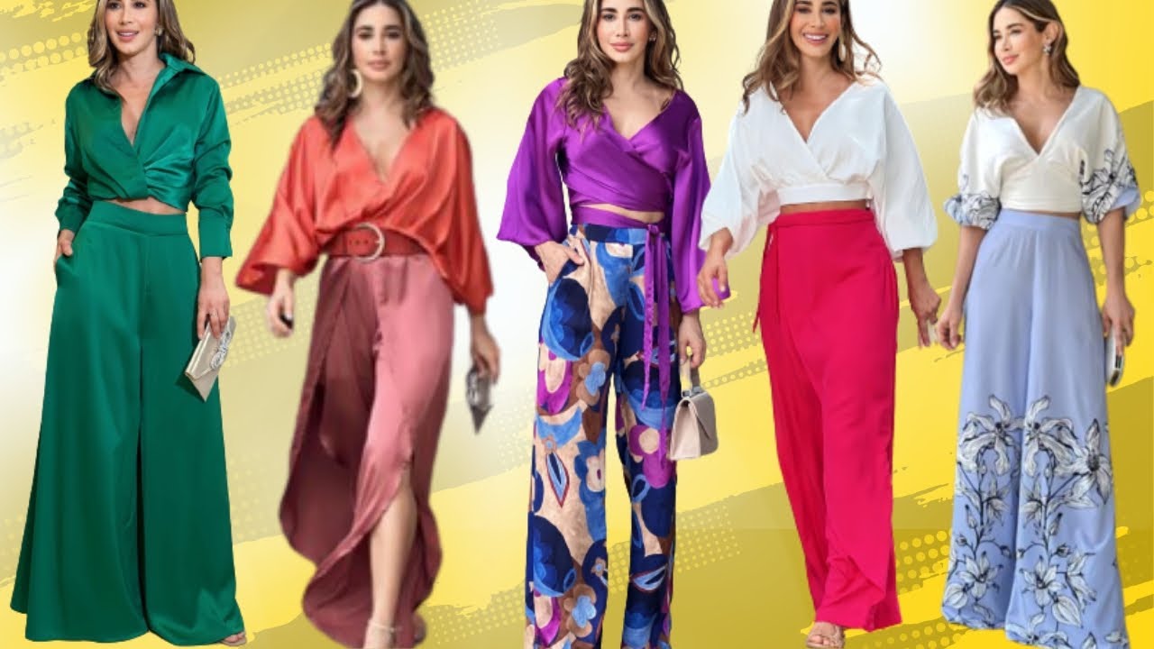 Looks com PANTALONAS. Modelos lindos para todas as ocasiões 😊
