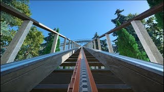Planet Coaster: The King Hyper Wooden Roller Coaster