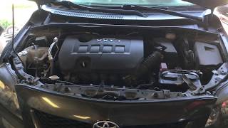 2009 Toyota Corolla Checking All Fluids How-To 2009 Toyota Corolla Checking All Fluids How-To