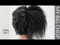 MY BIG CHOP (April 2017) (Relaxed Hair to Natural Hair)