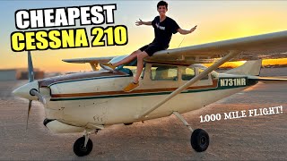 Buying The Cheapest Cessna 210 In The World \& Flying It 1,000 Miles Home!