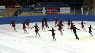 2011 Petawawa Intermediate Free Program 2 Regionals Synchrnoized Skating