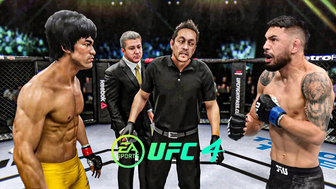 Брюс Ли против Алекса Перейры EA Sports UFC 4 Бойцовский клуб Брюса Ли 🔥🐲