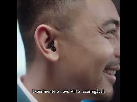 🚀 Discreto, moderno e recarregável! ✨Chegou o Phonak Virto R Infinio em Salvador e Feira de Santana!