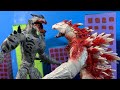 MEGA GODZILLA vs STRIGEZ [Epic Battle Stop Motion Movie]