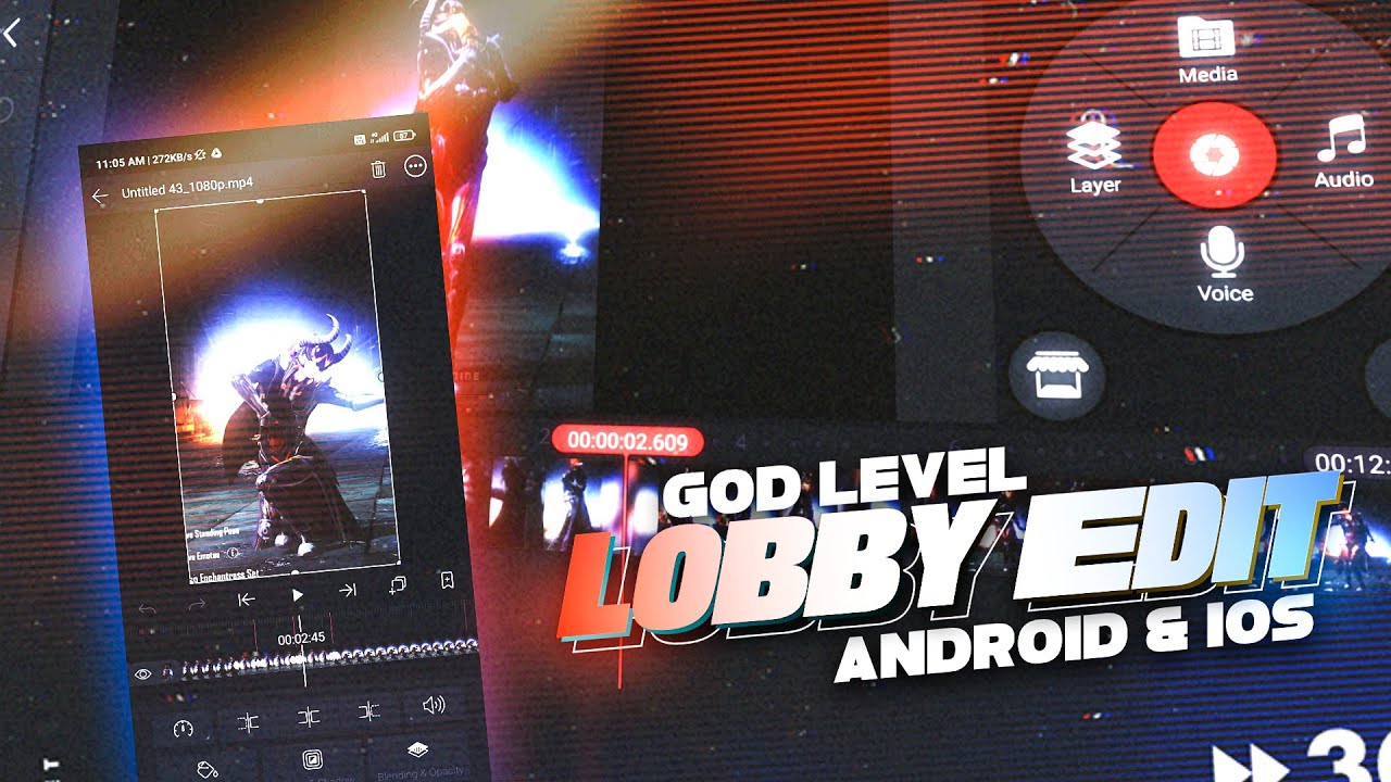GOD LEVEL PUBG LOBBY EDIT 🔥| Android/ios