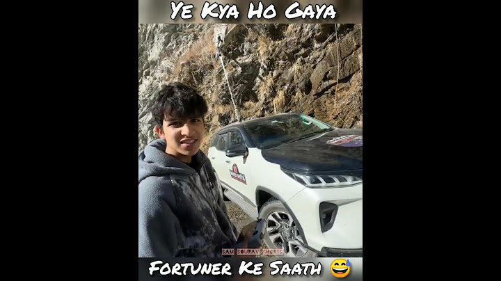 Ye Kya Ho Gaya Fortuner Ke Saath 😅 #souravjoshivlogs #sahiljoshivlogs #kunalijoshi #piyushjoshi