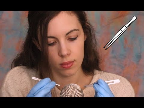 ASMR - The Sleepiest Triggers - Doing Your Eyebrows Tweezing, Shave & Groom