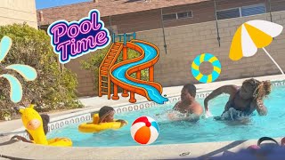 Last To Leave The Swimming Pool Wins! 