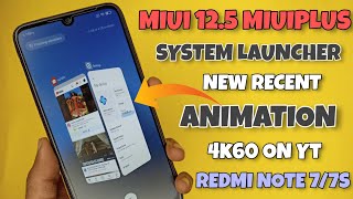 MIUI 12.5 MiuiPlus For Redmi Note 7/7S | New Game Booster 3.0 | SuperLive Wallpaper 🔥🔥 screenshot 4