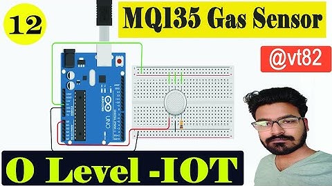 interface MQ135 Gas Sensor with Arduino || O Level IoT practical day 12 @vt82