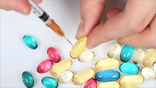 ASMR Destroying Pills 알약으로 팅글을 느낄수 있을까?💊 (Reference - ASMR Ouvir)