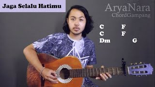 Chord Gampang (Jaga Selalu Hatimu - Seventeen) by Arya Nara (Tutorial Gitar) Untuk Pemula chords