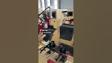 Ledger welding machine #scaffolding #ringlock #factory
