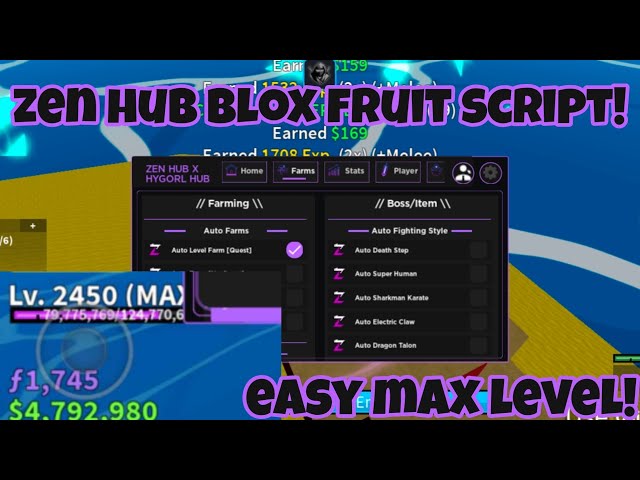 Hydrogen - NEW BLOX FRUIT OP SCRIPT ZEN HUB NEW LATEST!! _ FIX BUGS AND  ERROR - BiliBili