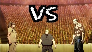 Sen Hatsumi vs Bando Yohei DUBBED!! Kengan Ashura HD! The Floating Cloud vs The Bloody Tusk!!!