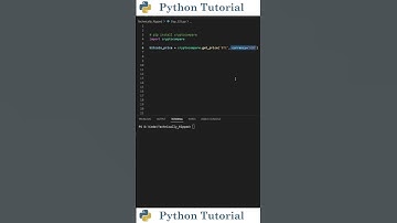 Get Bitcoin Price With Python | Python Tutorial