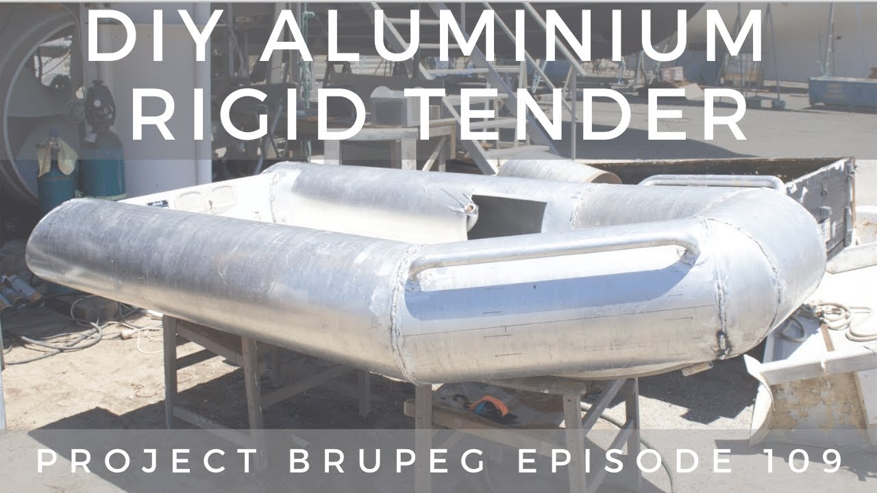 Самодельный алюминиевый жёсткий тендер, часть 3 — проект Brupeg, эпизод 109