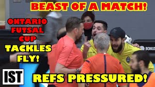 Futsal INFERNO!🔥 Tackles Fly, MASSIVE Goal Dispute! Plenty Cards, Razor SHARP Saves & GOALS!