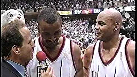 Eddie Johnson Game-Winning 3pt - Game 4 - '97 Conf...