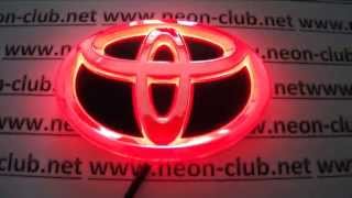 Chip Tuning 4D Emblem Toyota Parts & Accessories Led Badge, Toyota Emblem With Led Car Lights - Red Chip Tuning 4D Emblem Toyota Parts & Accessories Led Badge, Toyota Emblem With Led Car Lights - Red