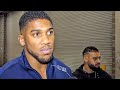 'BIG UP USYK, GOING THROUGH A LOT' - ANTHONY JOSHUA shows respect (w/ Chisora, Berto)