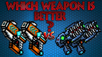 Pixel Gun 3D - Turbo Pistols VS Dual Laser Blasters