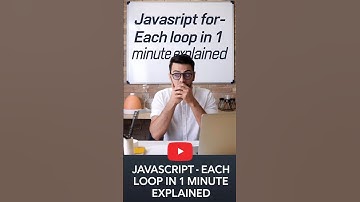 Mastering the JavaScript forEach Loop in 1 Minute! #coding