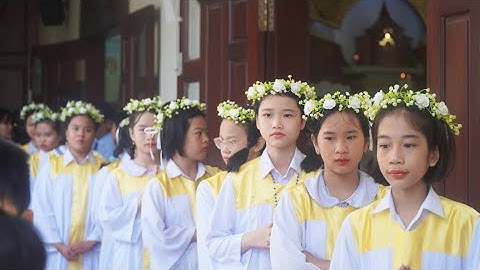 THÁNH LỄ MÌNH MÁU THÁNH CHÚA KITÔ | KỶ NIỆM 27 EM ĐƯỢC RƯỚC LỄ LẦN ĐẦU - GX Hòa Cường 02.06.2024