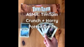 ASMR Higher or Lower Card Game | TimTam Crunch & Whispering with Harry Potter Cards screenshot 2