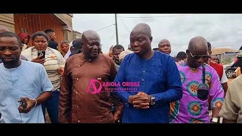Emotional moment Tampan President.....Mr Latin Leads Nollywood Stars to Murphy Afolabi's Burial