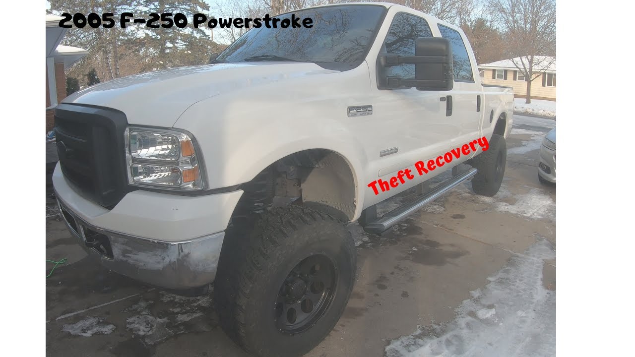 I bought a stolen 2005 Superduty from Insurance Auto Auctions