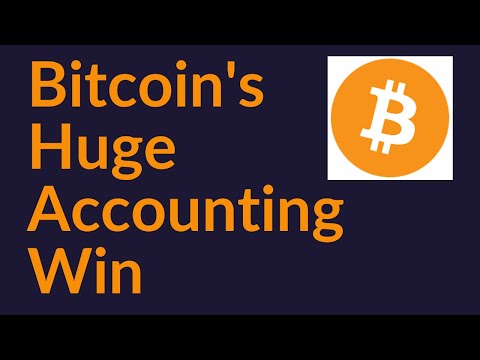 Bitcoin's Huge Accounting Win