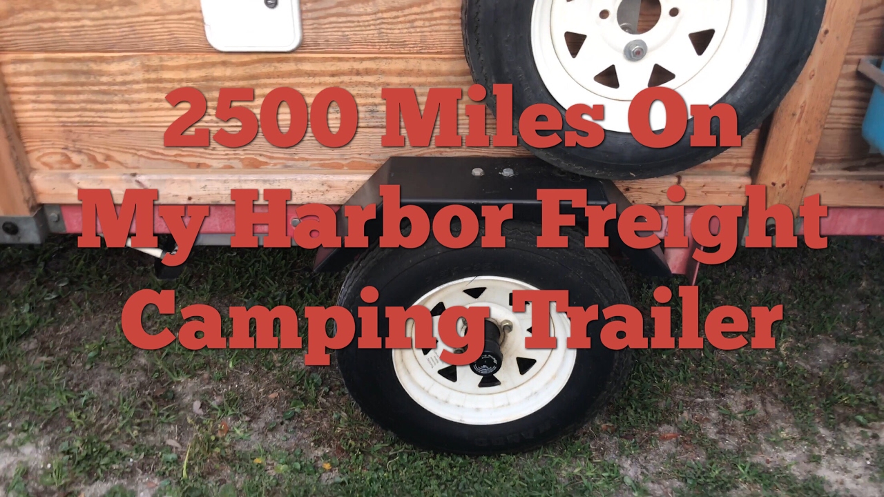 harbor freight camping trailer destinations youtube