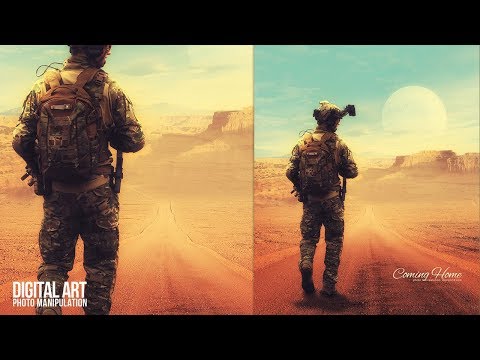 Coming Home - Fantasy Photo Manipulation Photoshop Tutorial