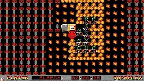 Supaplex: Level Collection 01: Level 5: Bubble Bath