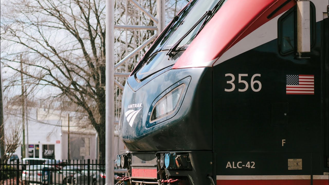 Three Amtrak Trains in Forty Five Minutes, at Raleigh Union Station!