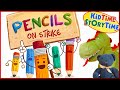 Pencils on strike  read aloud for kids