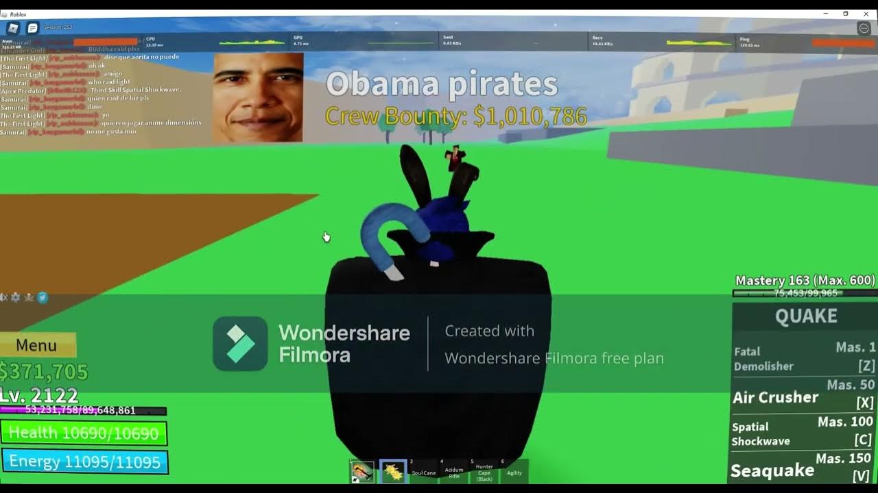 Blox Fruits quake Awakening Showcase YouTube